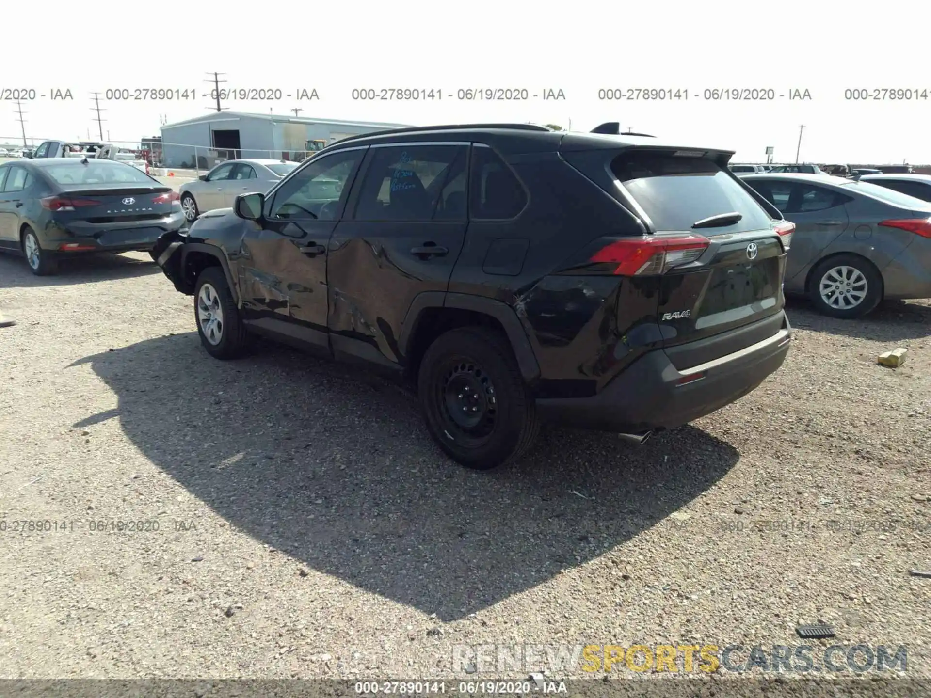 3 Фотография поврежденного автомобиля 2T3H1RFV7LC034896 TOYOTA RAV4 2020