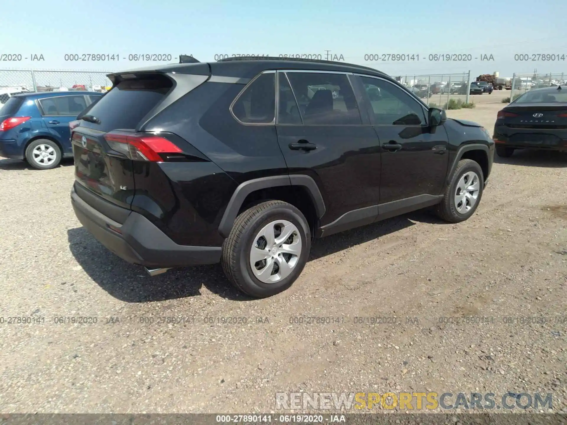 4 Фотография поврежденного автомобиля 2T3H1RFV7LC034896 TOYOTA RAV4 2020