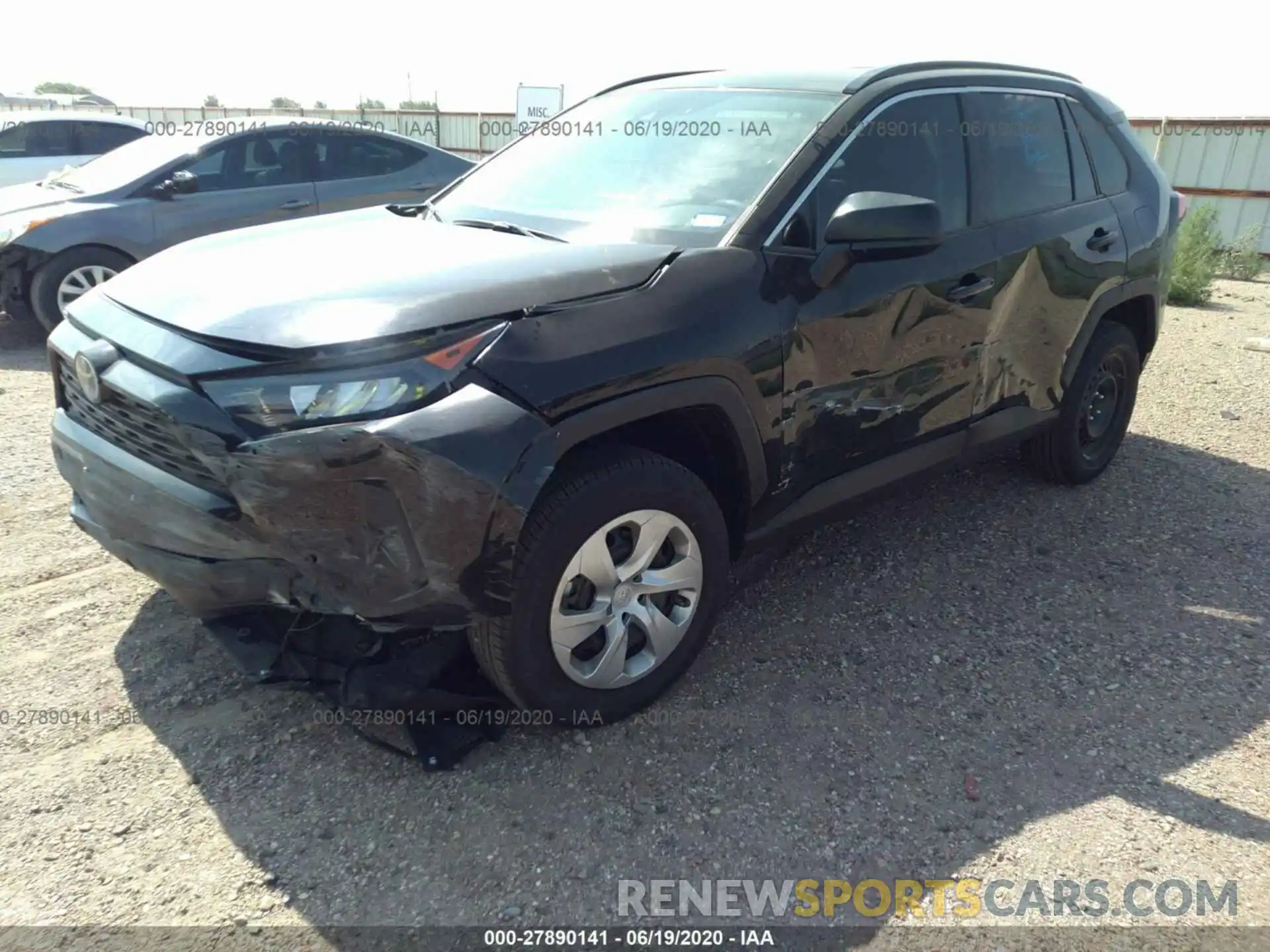 6 Photograph of a damaged car 2T3H1RFV7LC034896 TOYOTA RAV4 2020