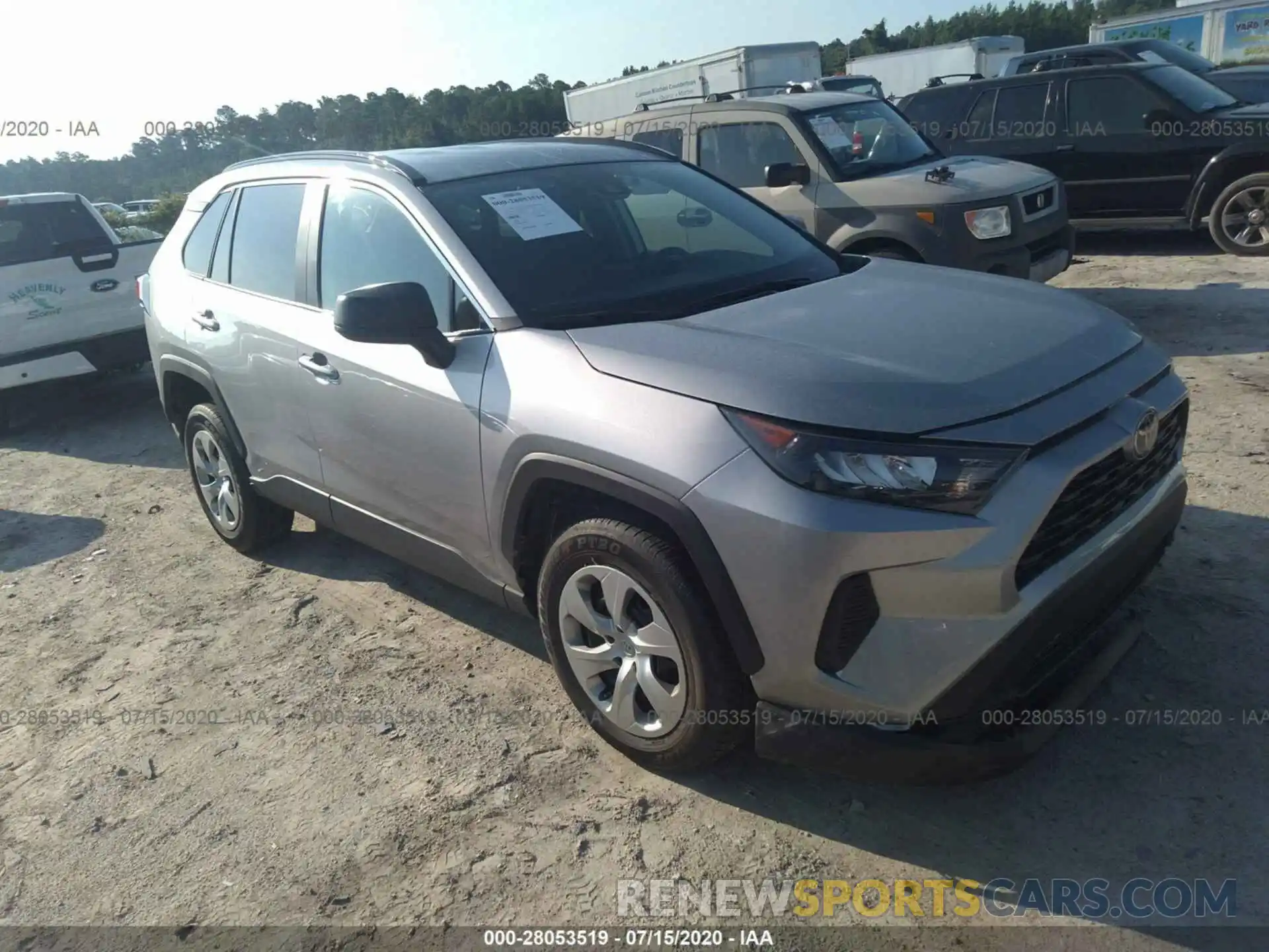 1 Photograph of a damaged car 2T3H1RFV7LC035188 TOYOTA RAV4 2020