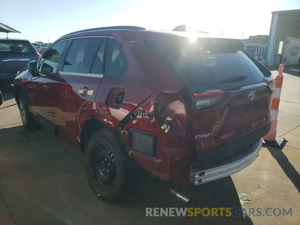 3 Photograph of a damaged car 2T3H1RFV7LC037376 TOYOTA RAV4 2020