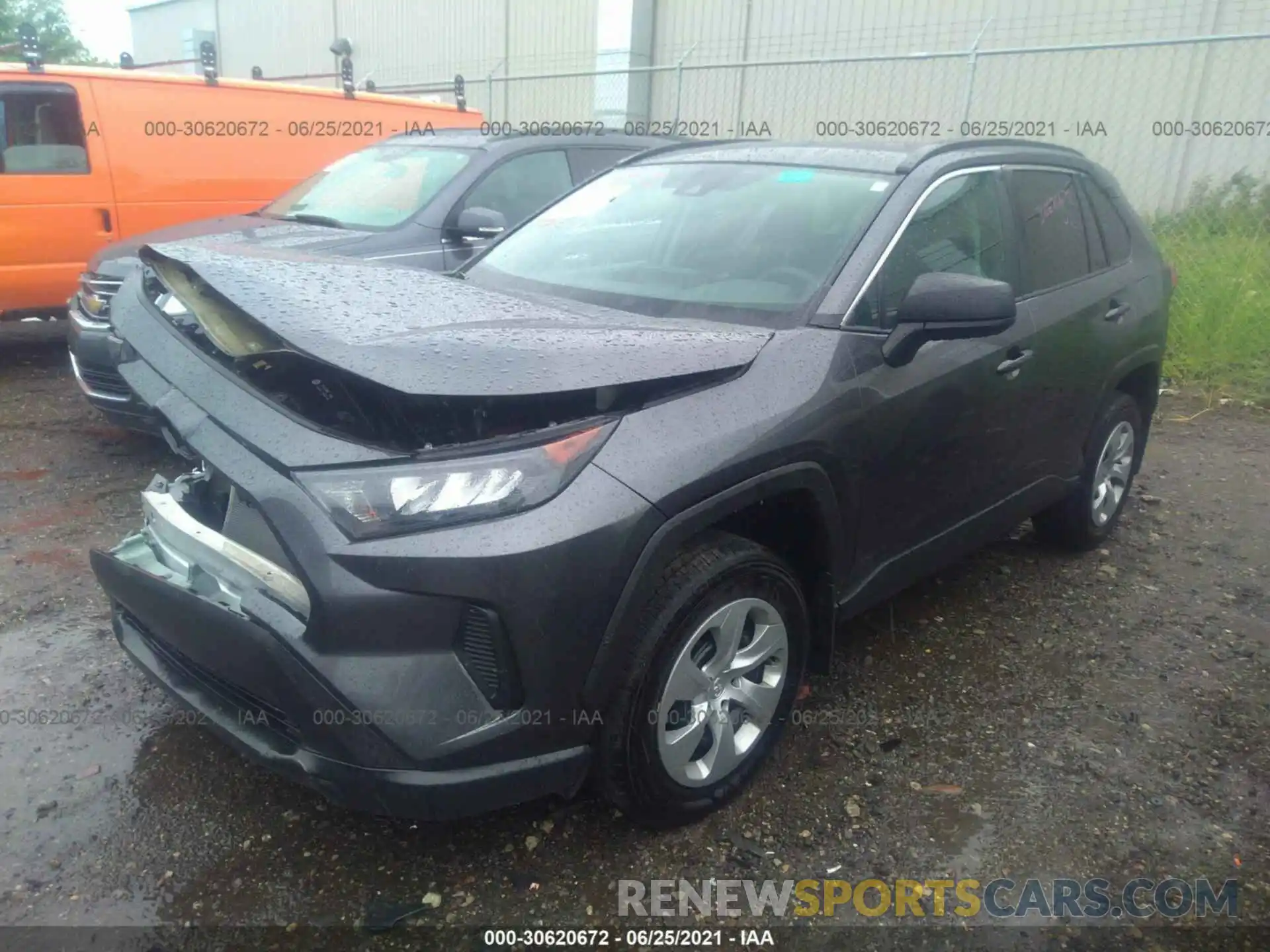 2 Фотография поврежденного автомобиля 2T3H1RFV7LC041153 TOYOTA RAV4 2020