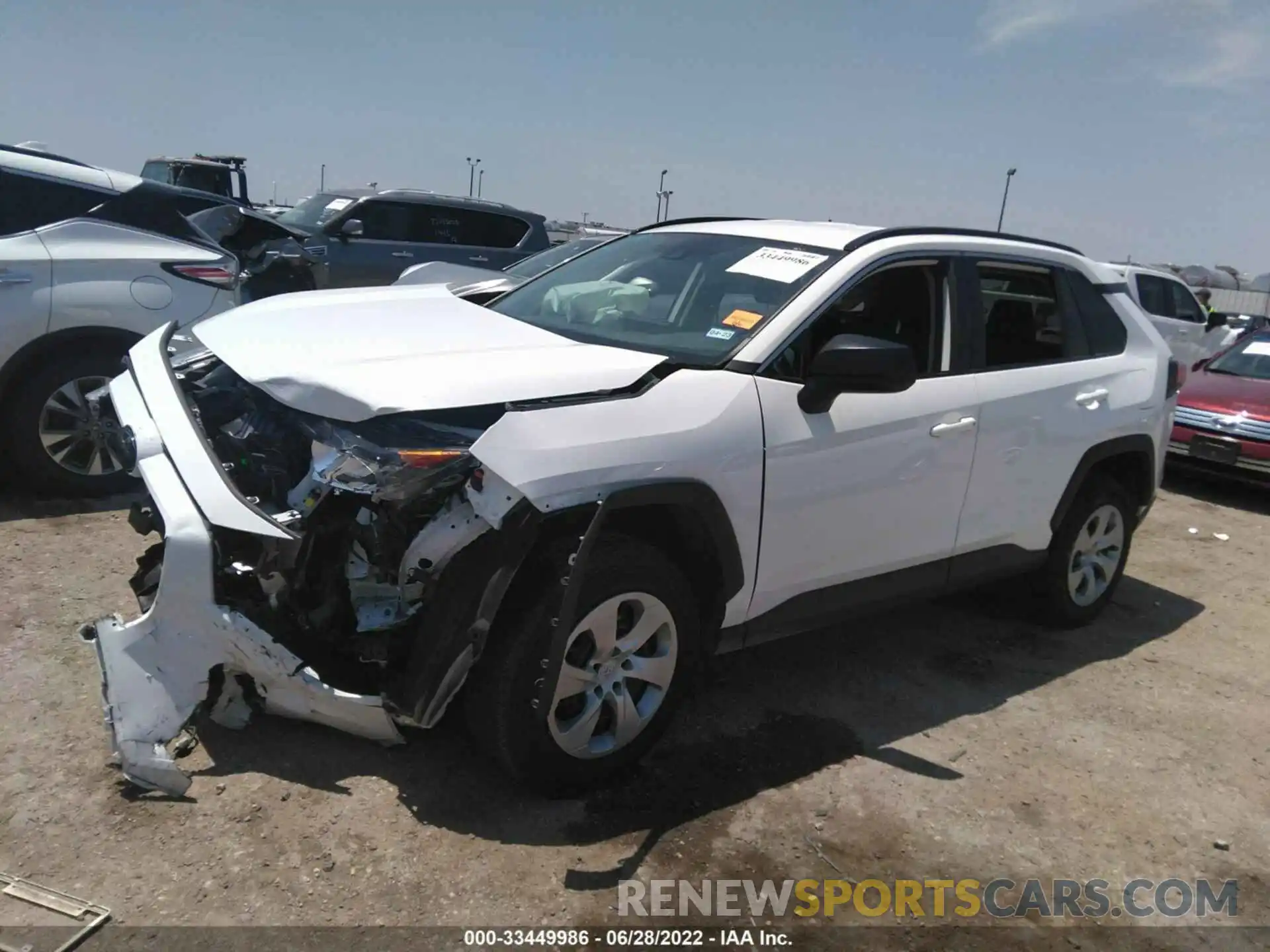 2 Photograph of a damaged car 2T3H1RFV7LC046708 TOYOTA RAV4 2020