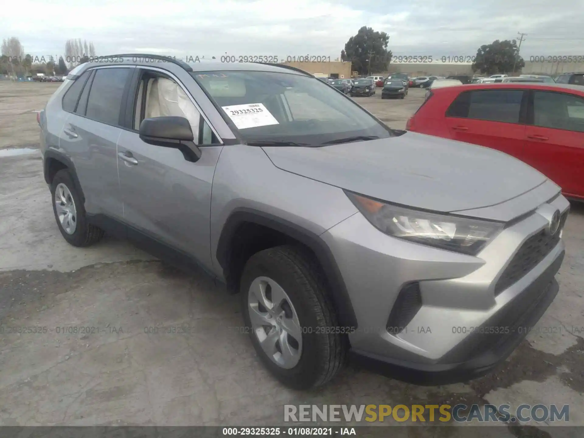 1 Photograph of a damaged car 2T3H1RFV7LC048054 TOYOTA RAV4 2020