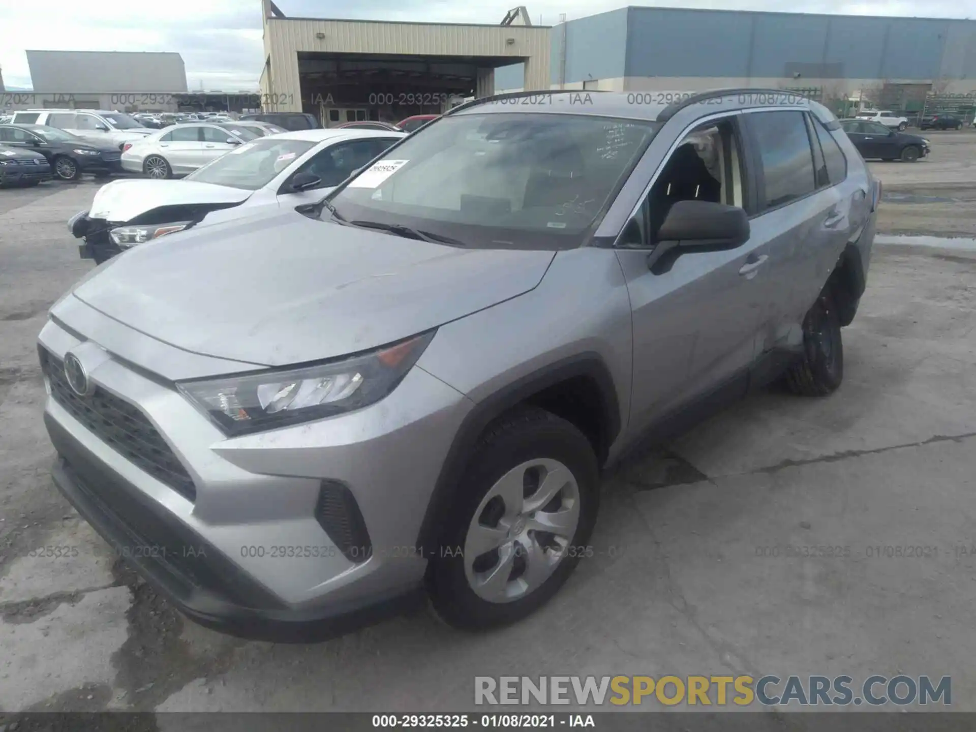 2 Photograph of a damaged car 2T3H1RFV7LC048054 TOYOTA RAV4 2020