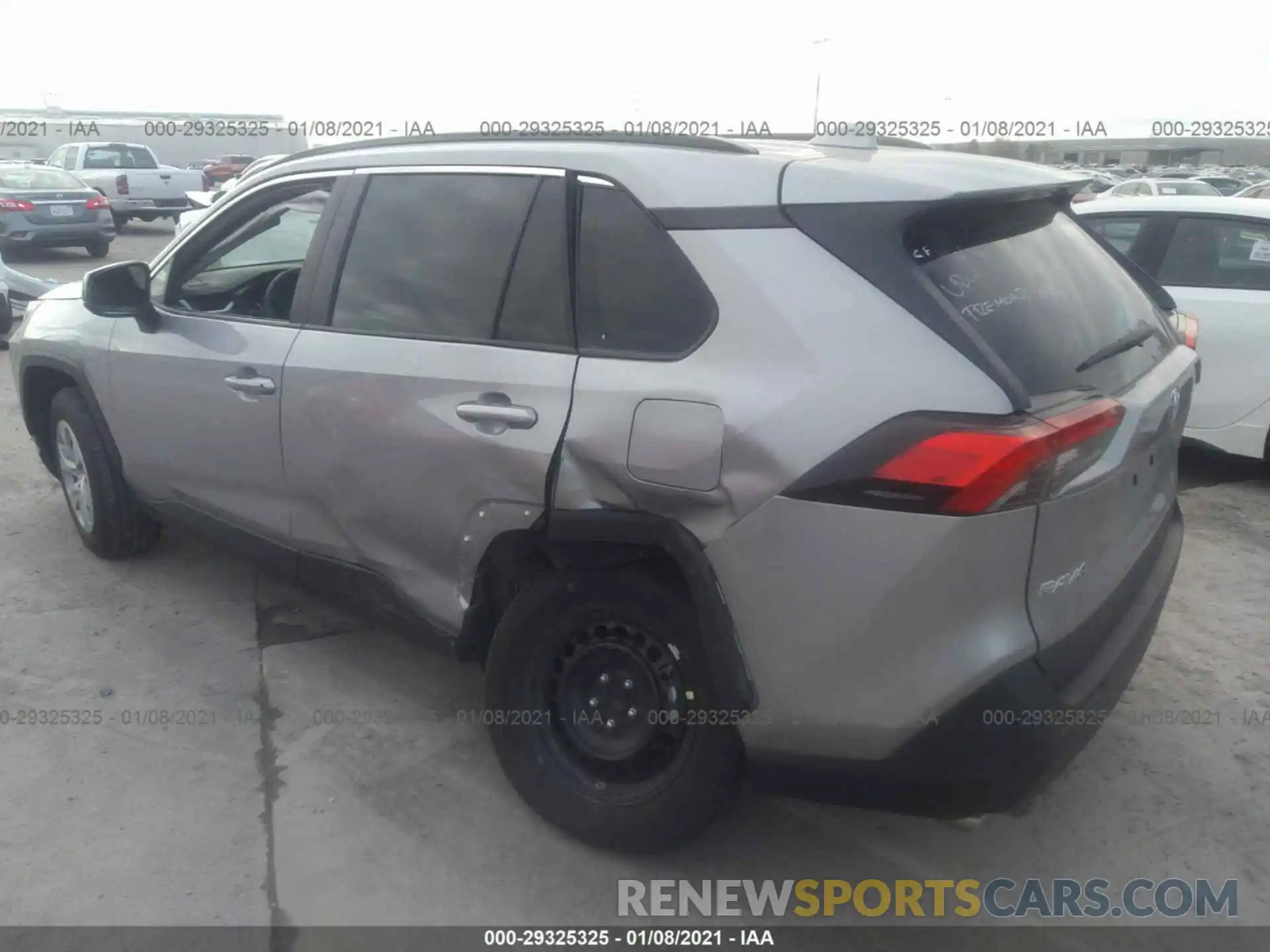 3 Photograph of a damaged car 2T3H1RFV7LC048054 TOYOTA RAV4 2020