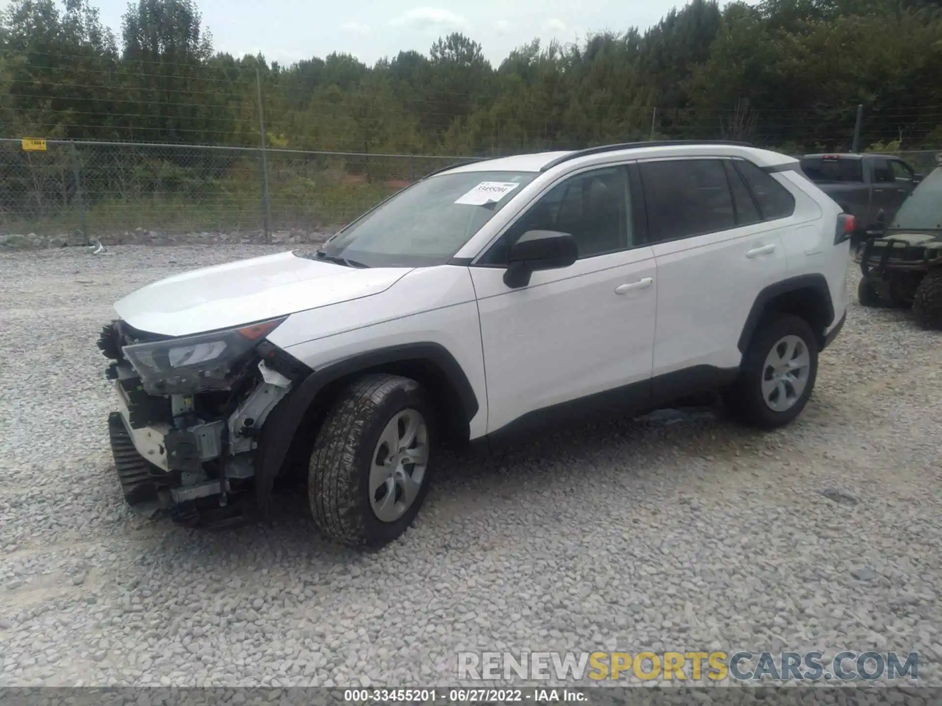 2 Photograph of a damaged car 2T3H1RFV7LC055571 TOYOTA RAV4 2020