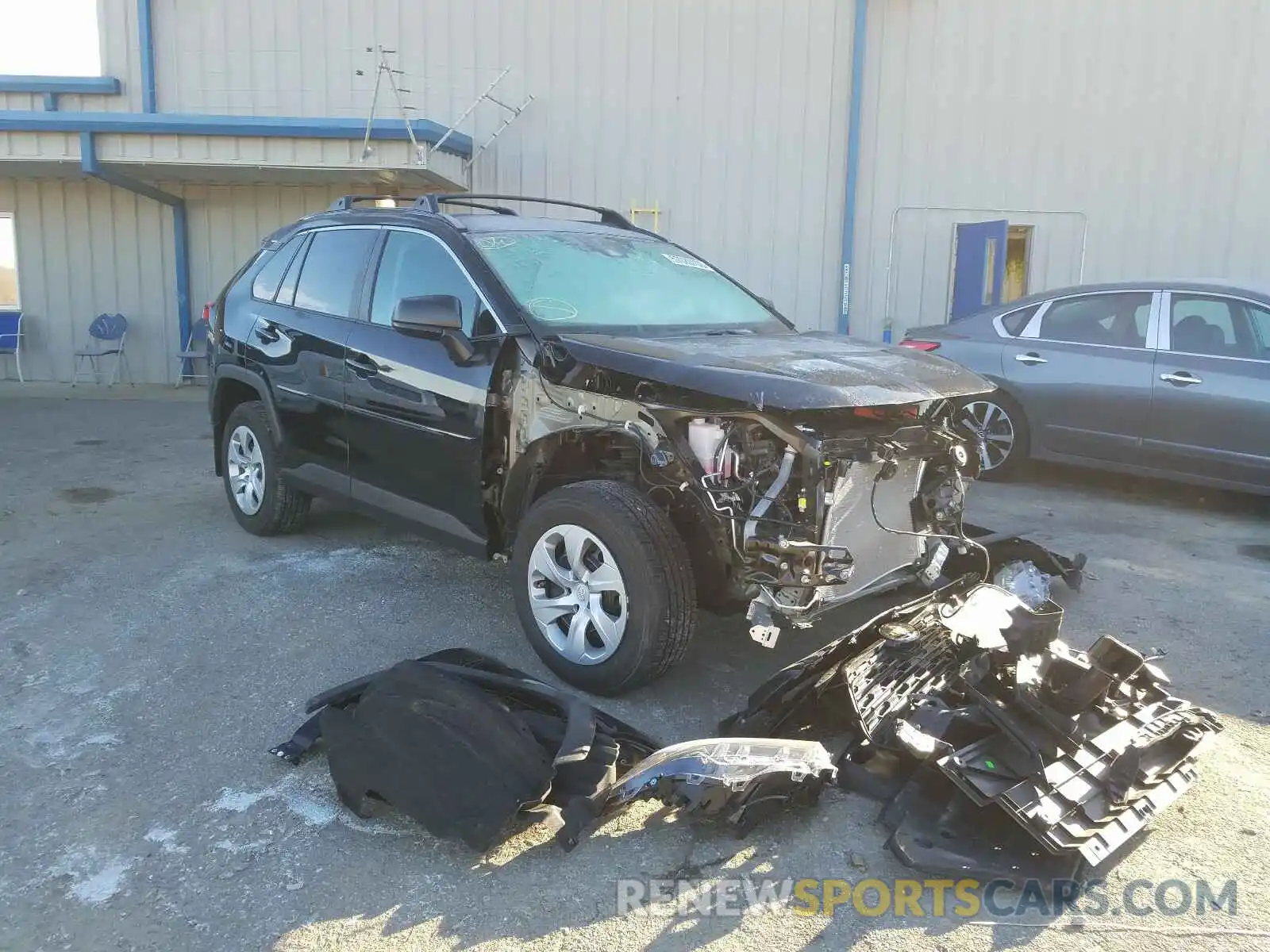 1 Photograph of a damaged car 2T3H1RFV7LC059068 TOYOTA RAV4 2020