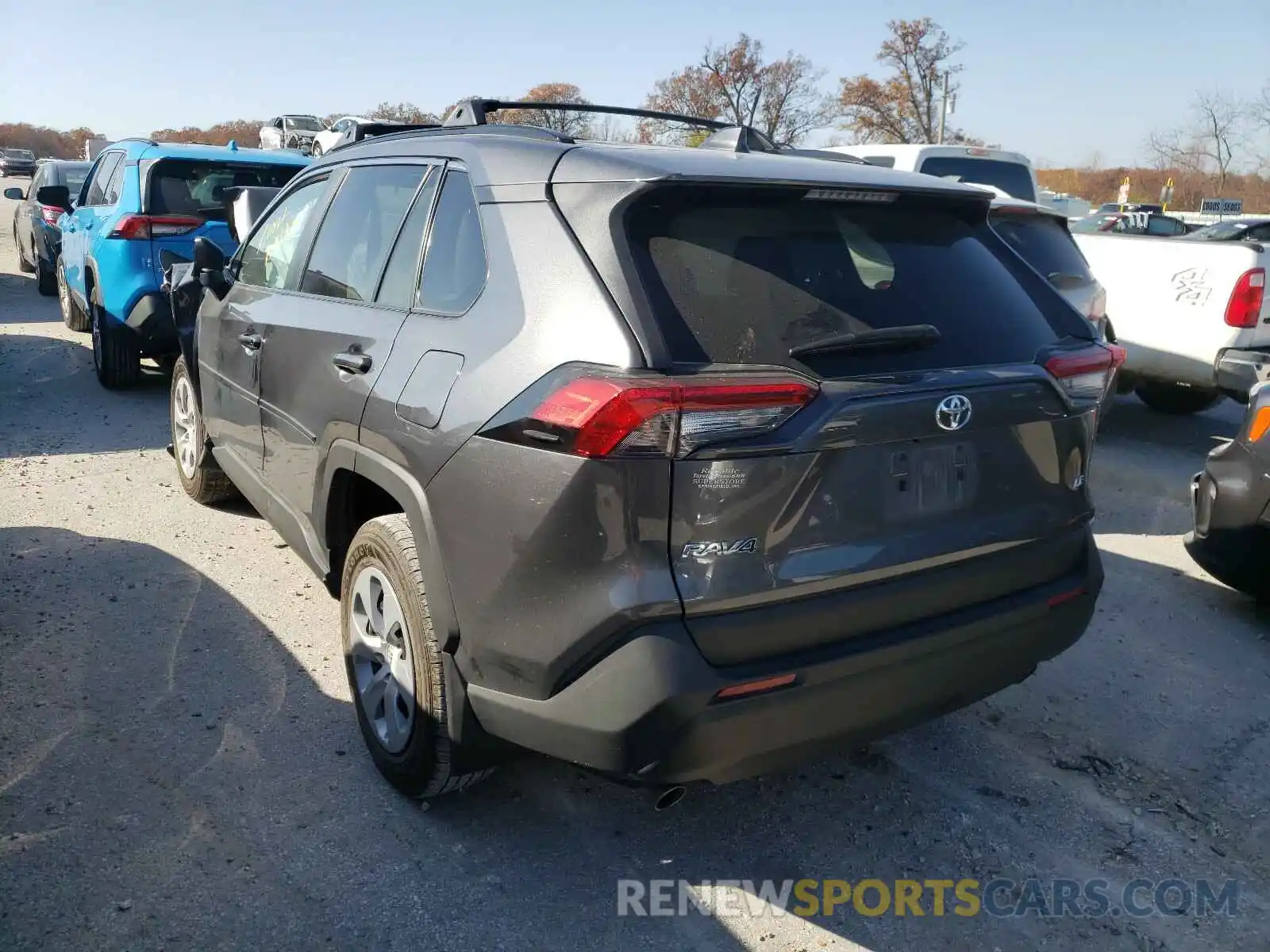 3 Photograph of a damaged car 2T3H1RFV7LC059801 TOYOTA RAV4 2020