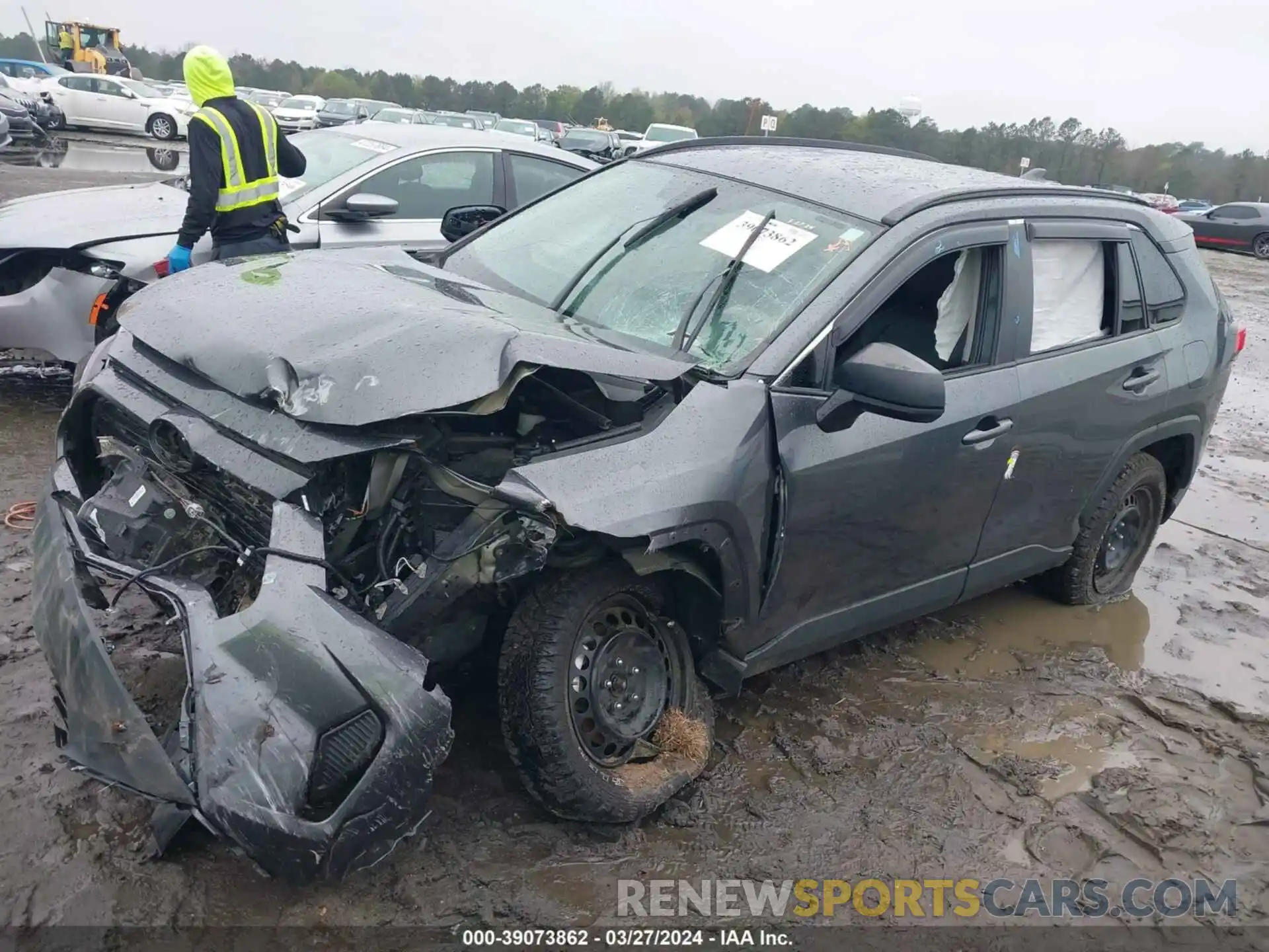 2 Photograph of a damaged car 2T3H1RFV7LC063671 TOYOTA RAV4 2020