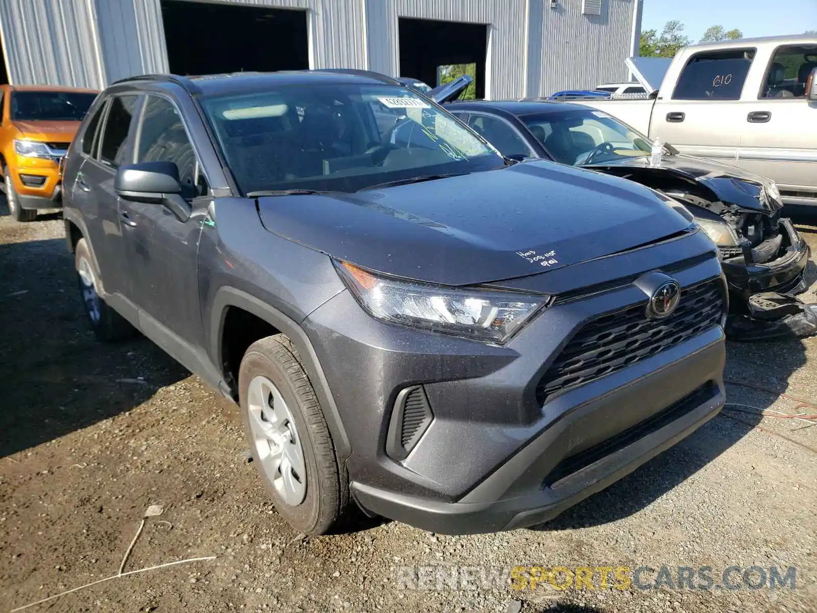 1 Photograph of a damaged car 2T3H1RFV7LC065176 TOYOTA RAV4 2020