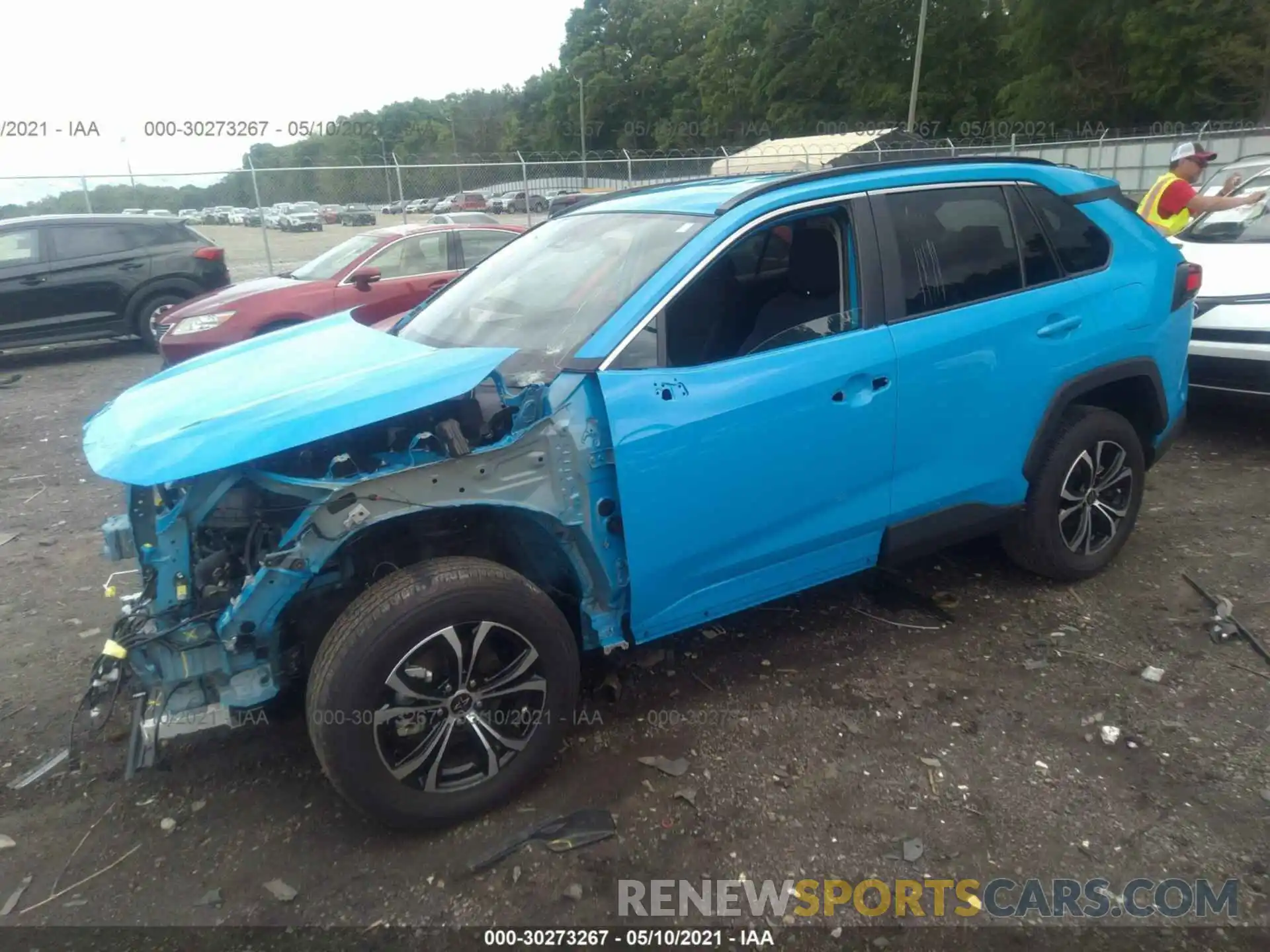 2 Photograph of a damaged car 2T3H1RFV7LC065825 TOYOTA RAV4 2020