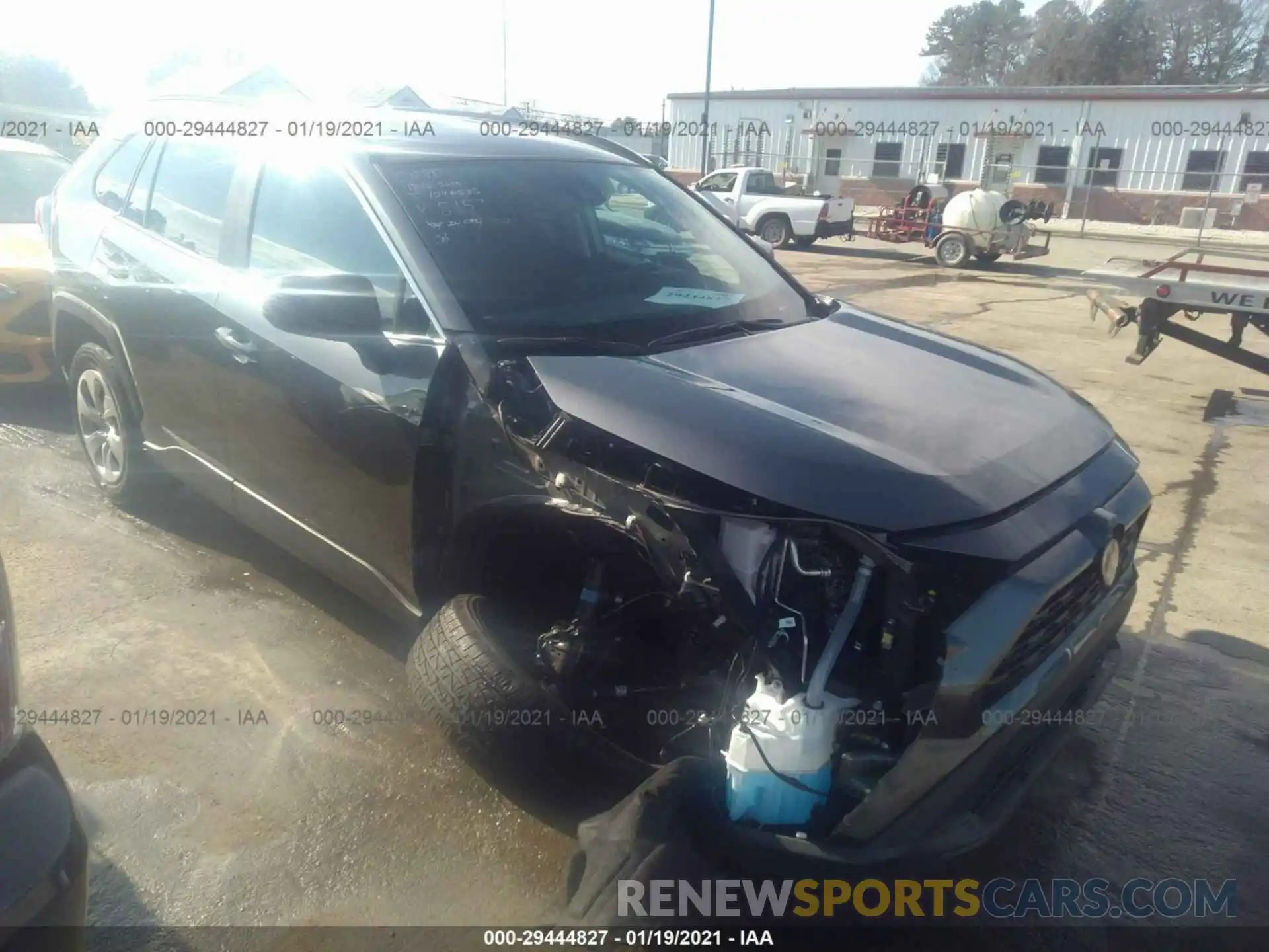 1 Photograph of a damaged car 2T3H1RFV7LC068157 TOYOTA RAV4 2020