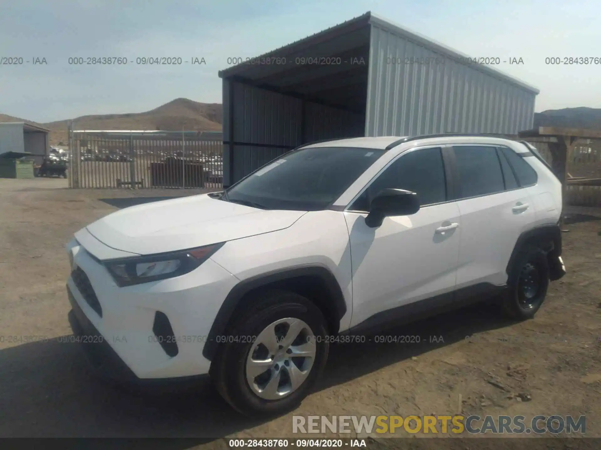 2 Фотография поврежденного автомобиля 2T3H1RFV7LC068854 TOYOTA RAV4 2020