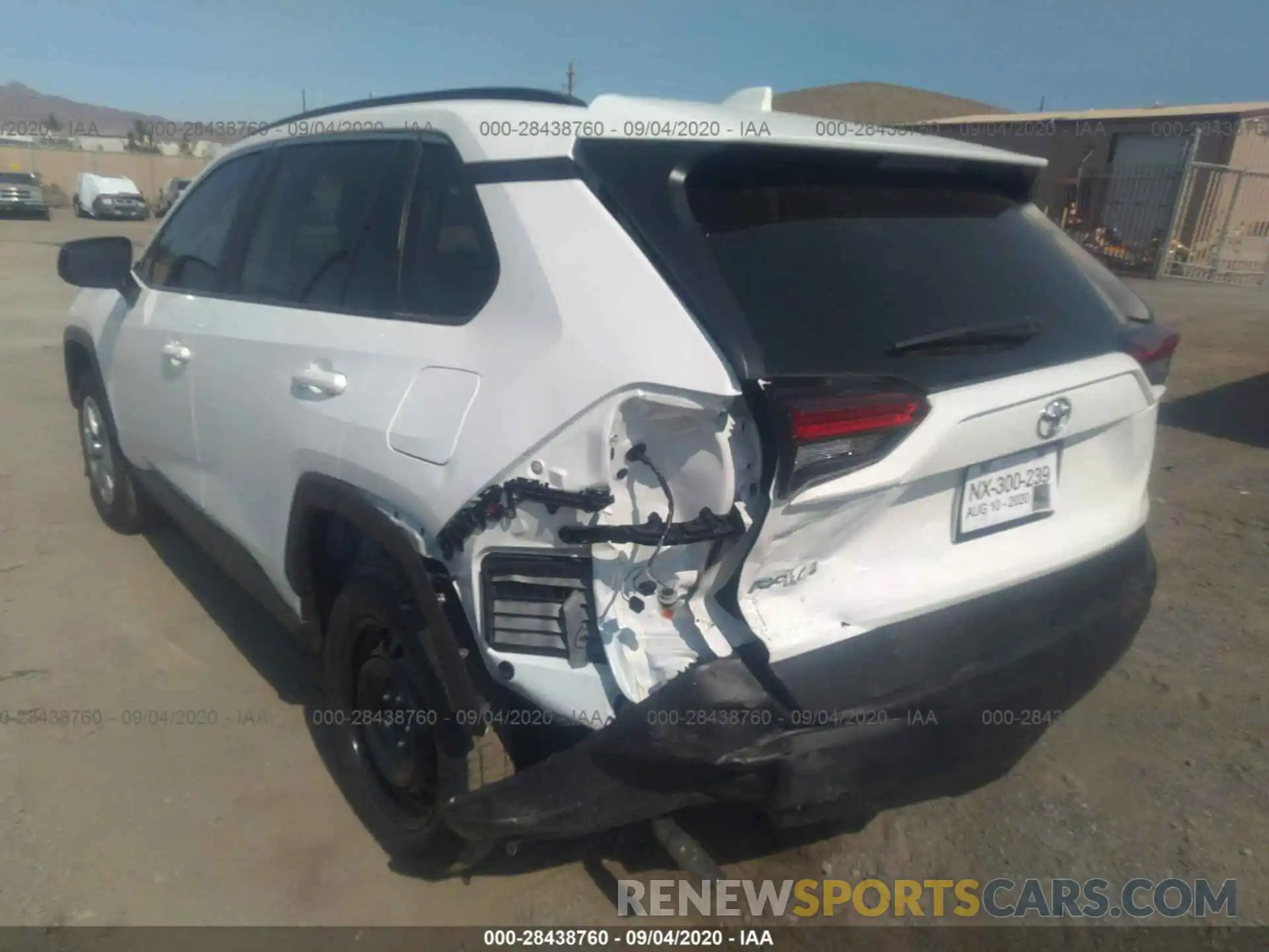 6 Photograph of a damaged car 2T3H1RFV7LC068854 TOYOTA RAV4 2020