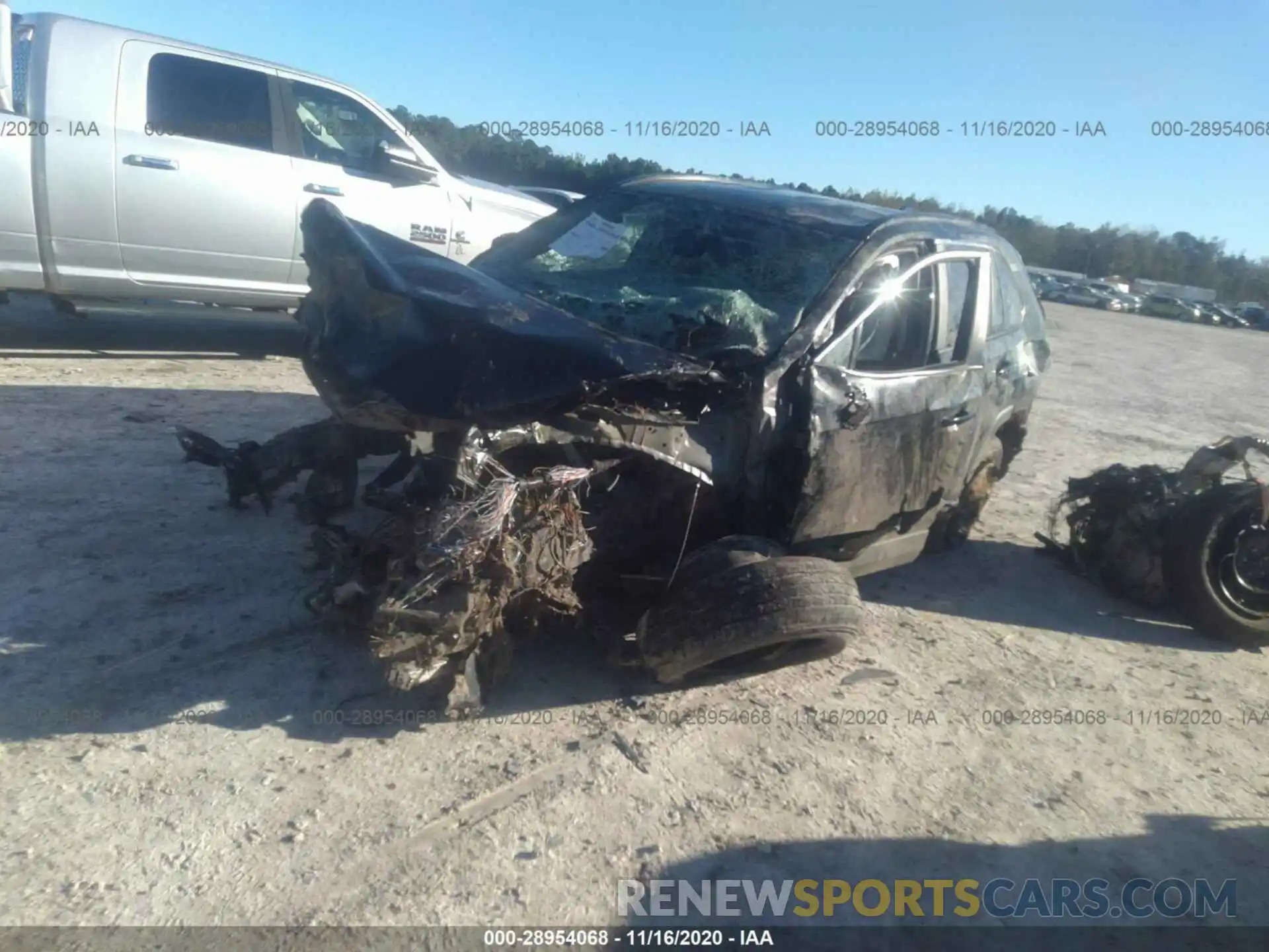 2 Photograph of a damaged car 2T3H1RFV7LC070460 TOYOTA RAV4 2020