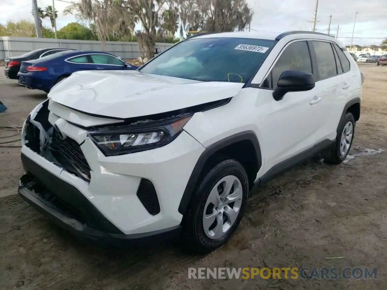 2 Photograph of a damaged car 2T3H1RFV7LC074671 TOYOTA RAV4 2020