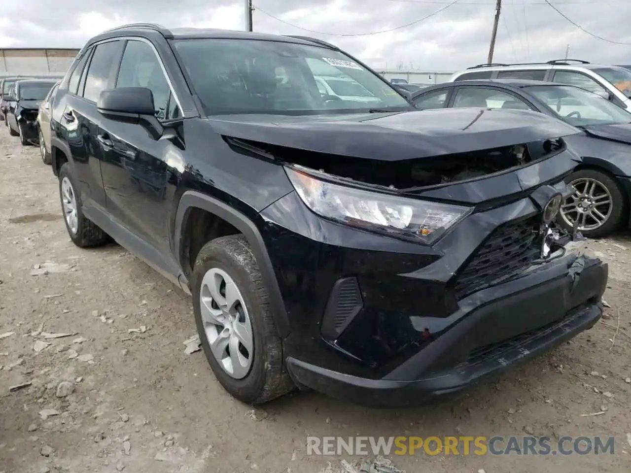 1 Photograph of a damaged car 2T3H1RFV7LC075027 TOYOTA RAV4 2020