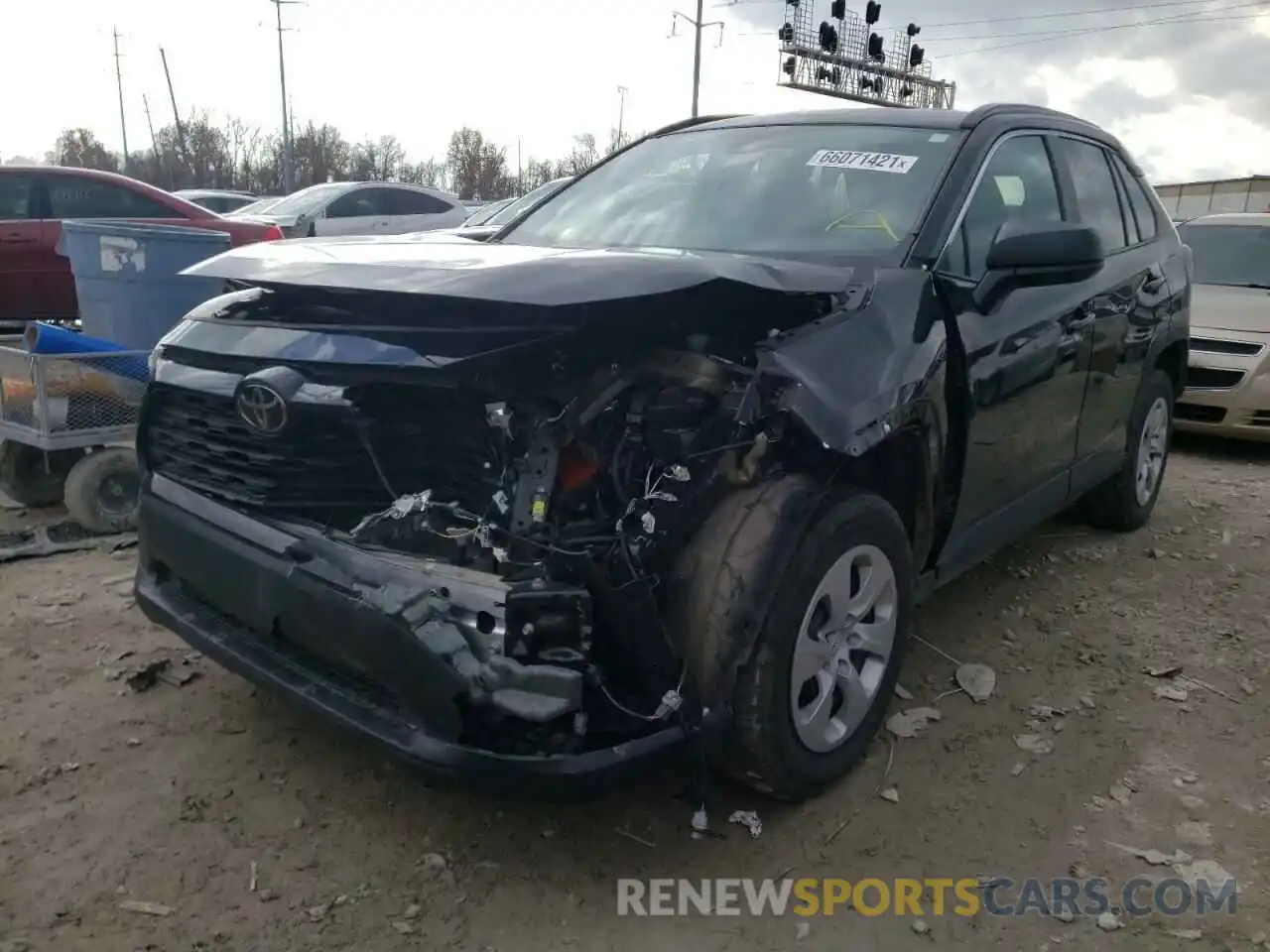 2 Photograph of a damaged car 2T3H1RFV7LC075027 TOYOTA RAV4 2020