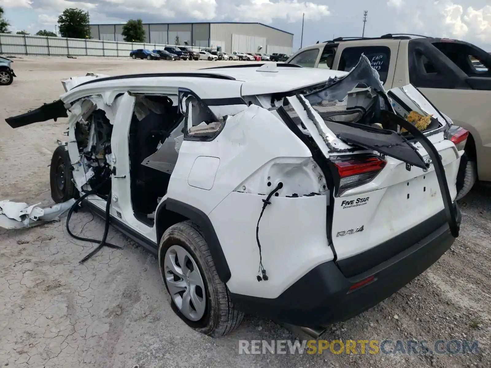 3 Photograph of a damaged car 2T3H1RFV7LC078445 TOYOTA RAV4 2020