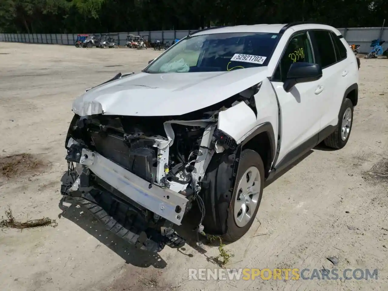 2 Photograph of a damaged car 2T3H1RFV7LC081474 TOYOTA RAV4 2020