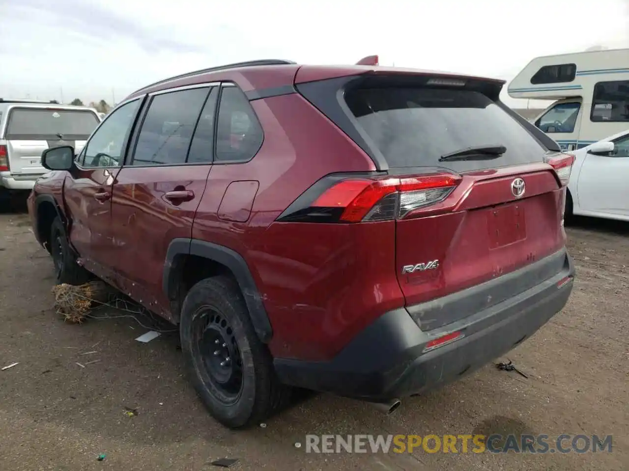 3 Photograph of a damaged car 2T3H1RFV7LW057822 TOYOTA RAV4 2020