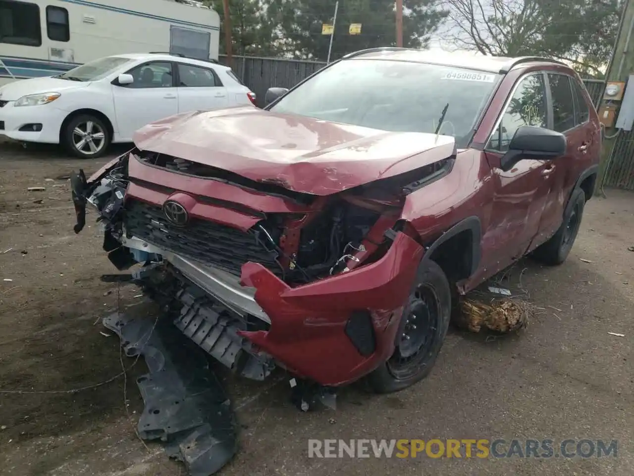 9 Photograph of a damaged car 2T3H1RFV7LW057822 TOYOTA RAV4 2020