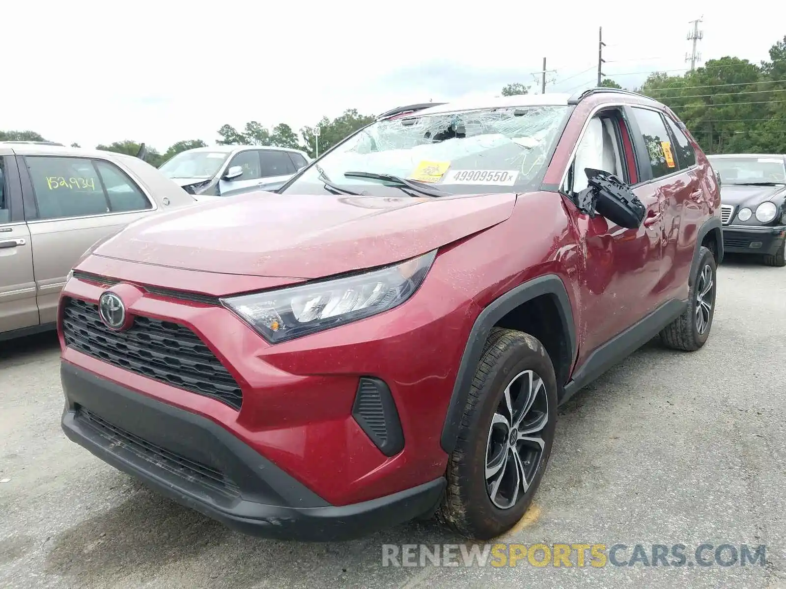 2 Photograph of a damaged car 2T3H1RFV7LW061448 TOYOTA RAV4 2020