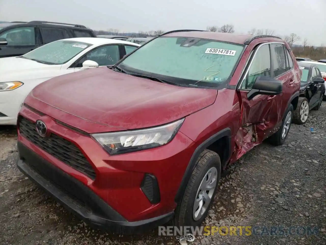 2 Photograph of a damaged car 2T3H1RFV7LW071963 TOYOTA RAV4 2020