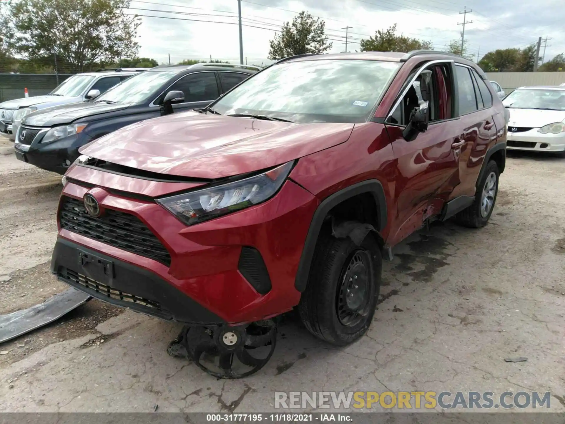 2 Фотография поврежденного автомобиля 2T3H1RFV7LW088956 TOYOTA RAV4 2020