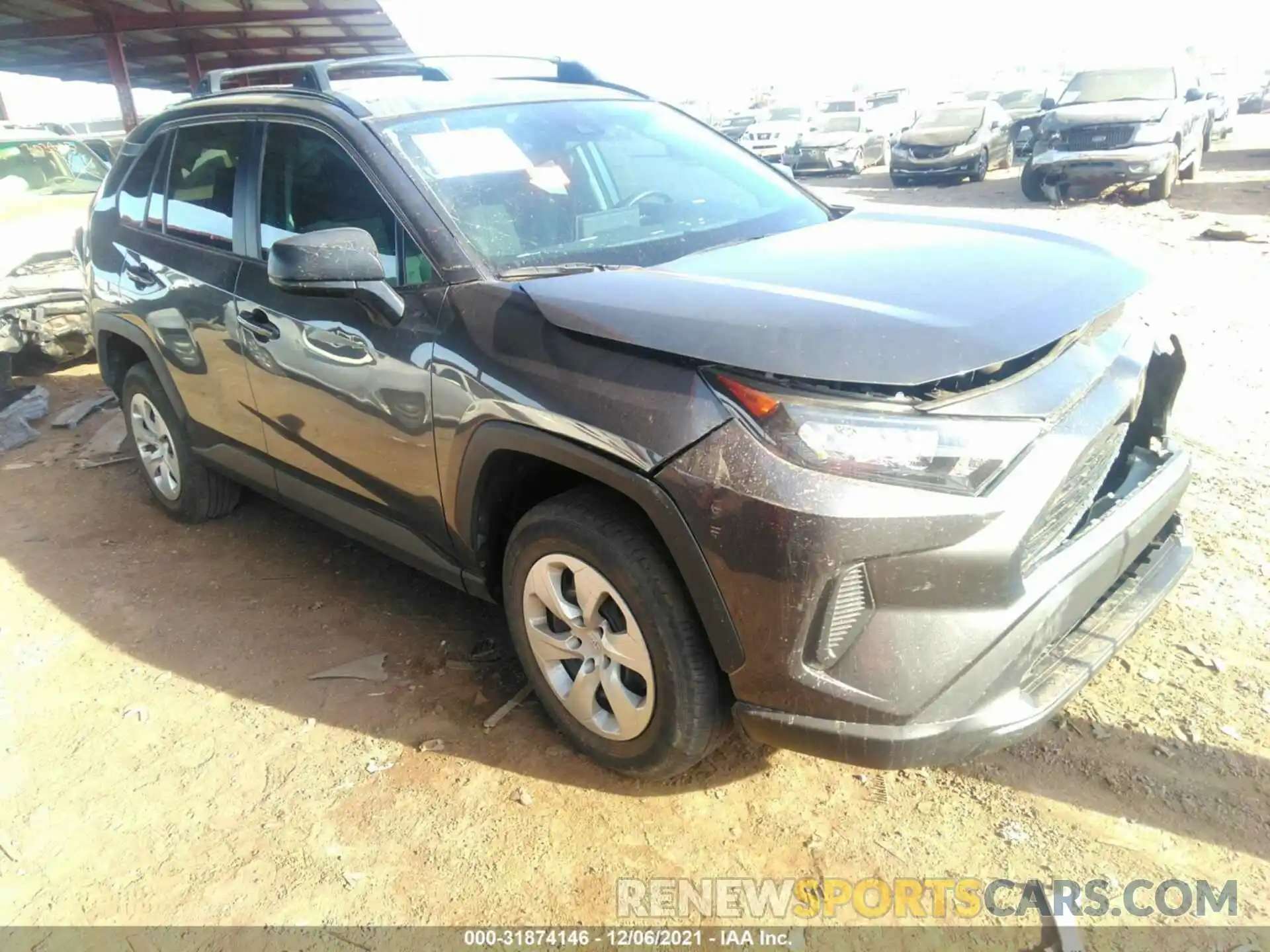 1 Photograph of a damaged car 2T3H1RFV7LW089573 TOYOTA RAV4 2020