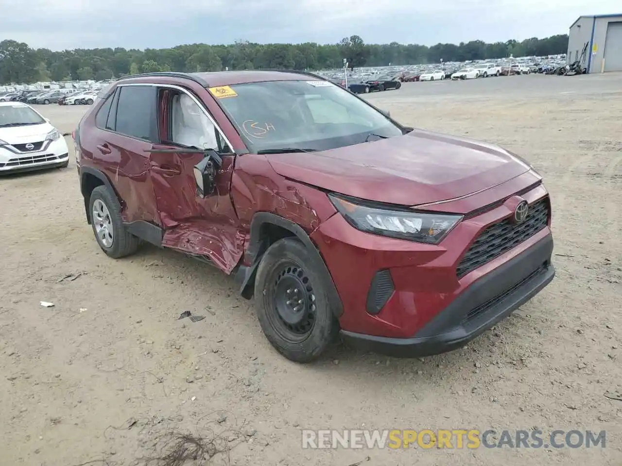 1 Photograph of a damaged car 2T3H1RFV7LW093512 TOYOTA RAV4 2020