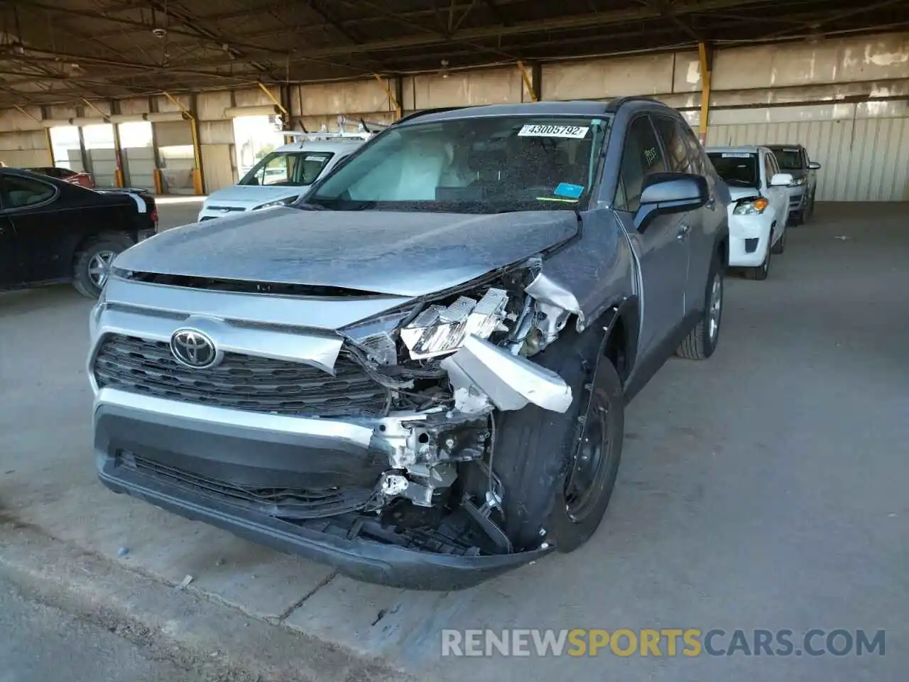 2 Photograph of a damaged car 2T3H1RFV7LW094207 TOYOTA RAV4 2020