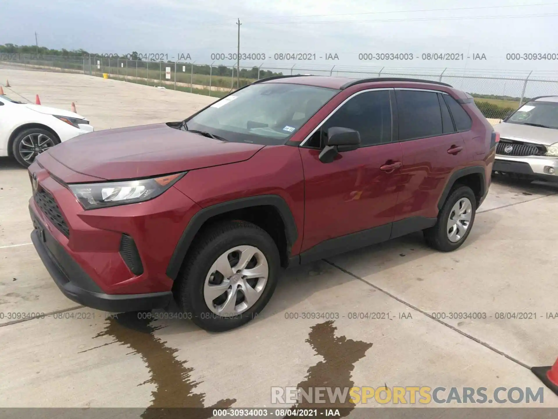 2 Photograph of a damaged car 2T3H1RFV7LW095065 TOYOTA RAV4 2020