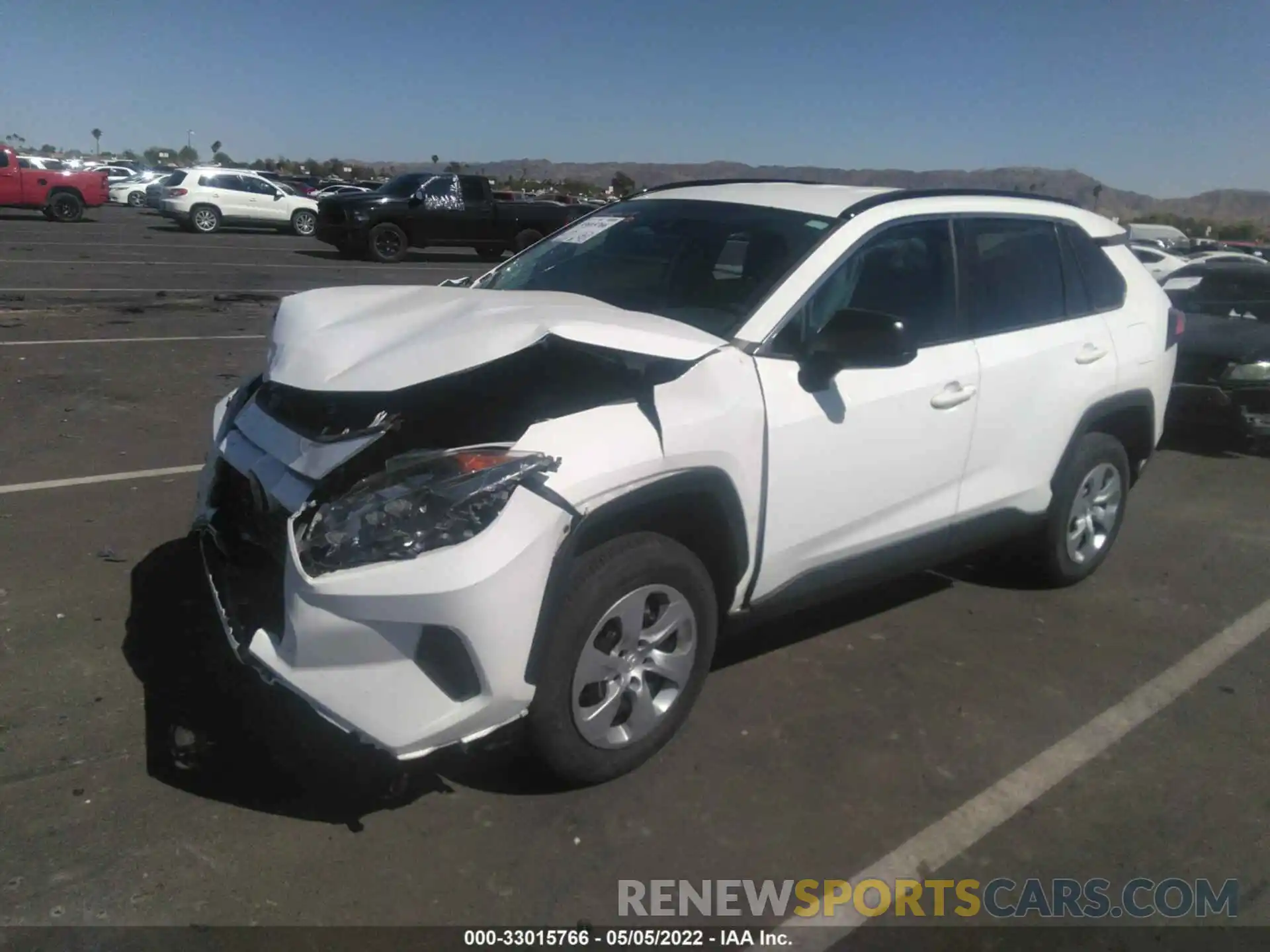 2 Photograph of a damaged car 2T3H1RFV7LW096118 TOYOTA RAV4 2020