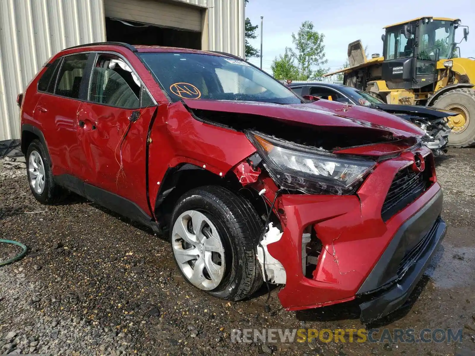 9 Photograph of a damaged car 2T3H1RFV8LC036317 TOYOTA RAV4 2020