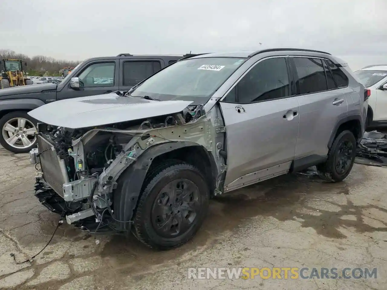 1 Photograph of a damaged car 2T3H1RFV8LC036799 TOYOTA RAV4 2020