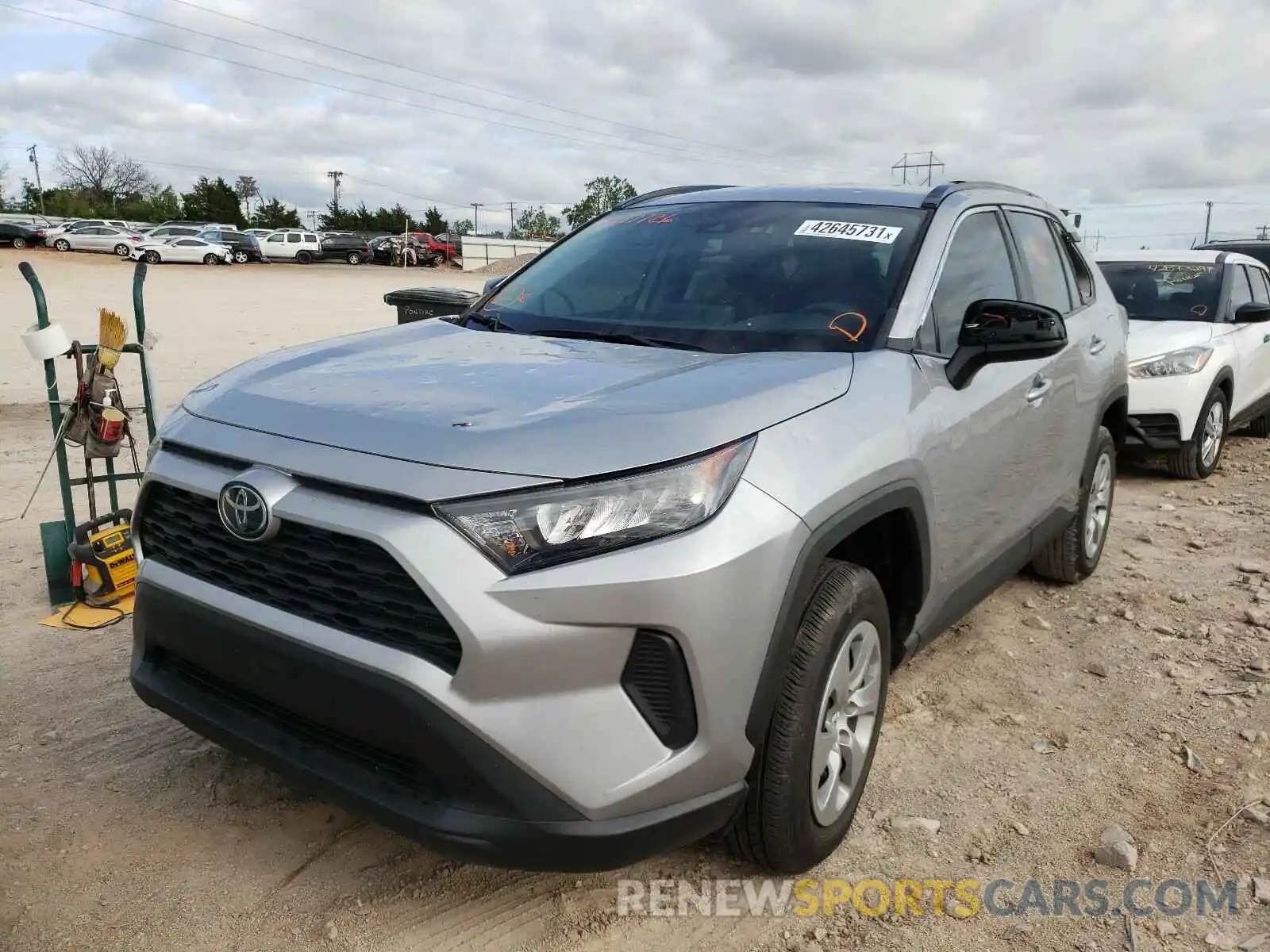 2 Photograph of a damaged car 2T3H1RFV8LC037726 TOYOTA RAV4 2020