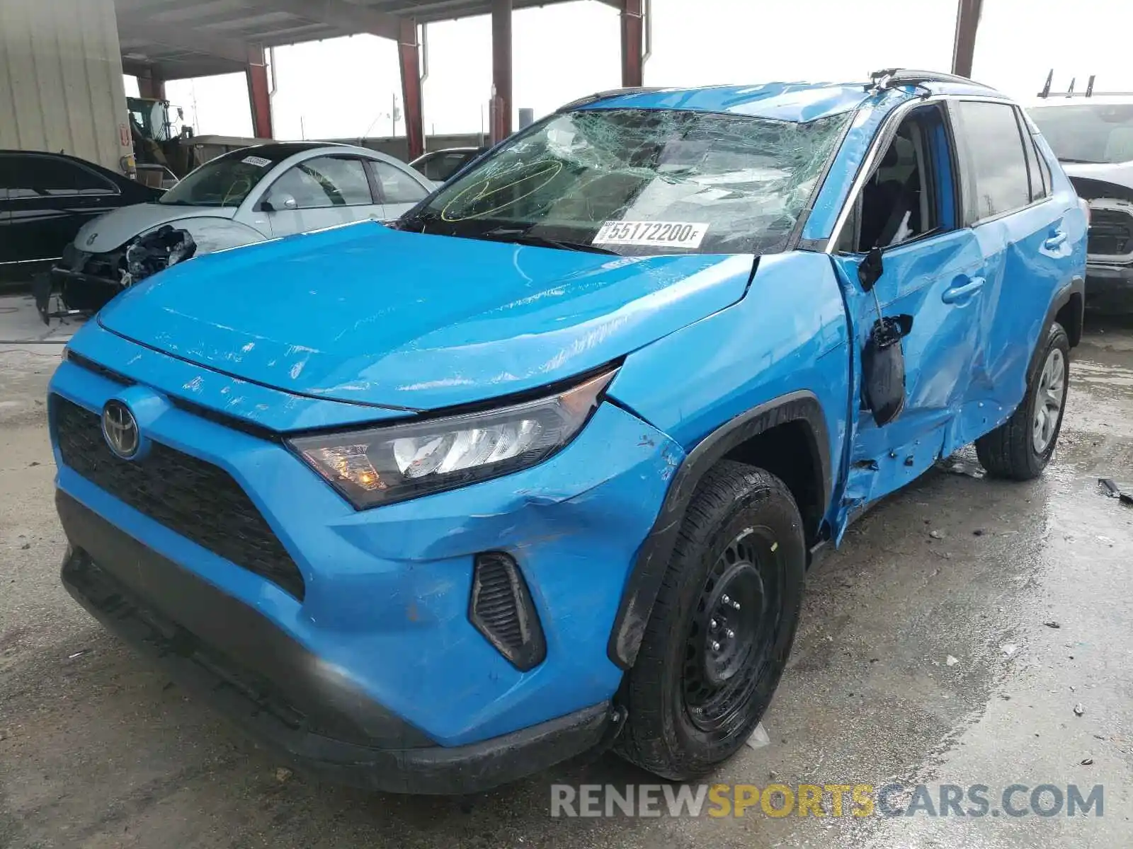 2 Photograph of a damaged car 2T3H1RFV8LC039900 TOYOTA RAV4 2020