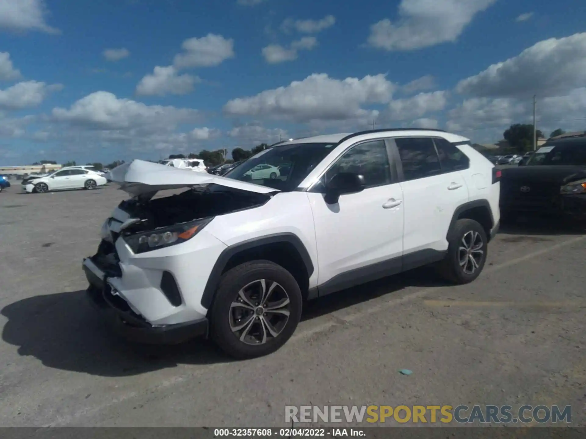 2 Photograph of a damaged car 2T3H1RFV8LC042893 TOYOTA RAV4 2020