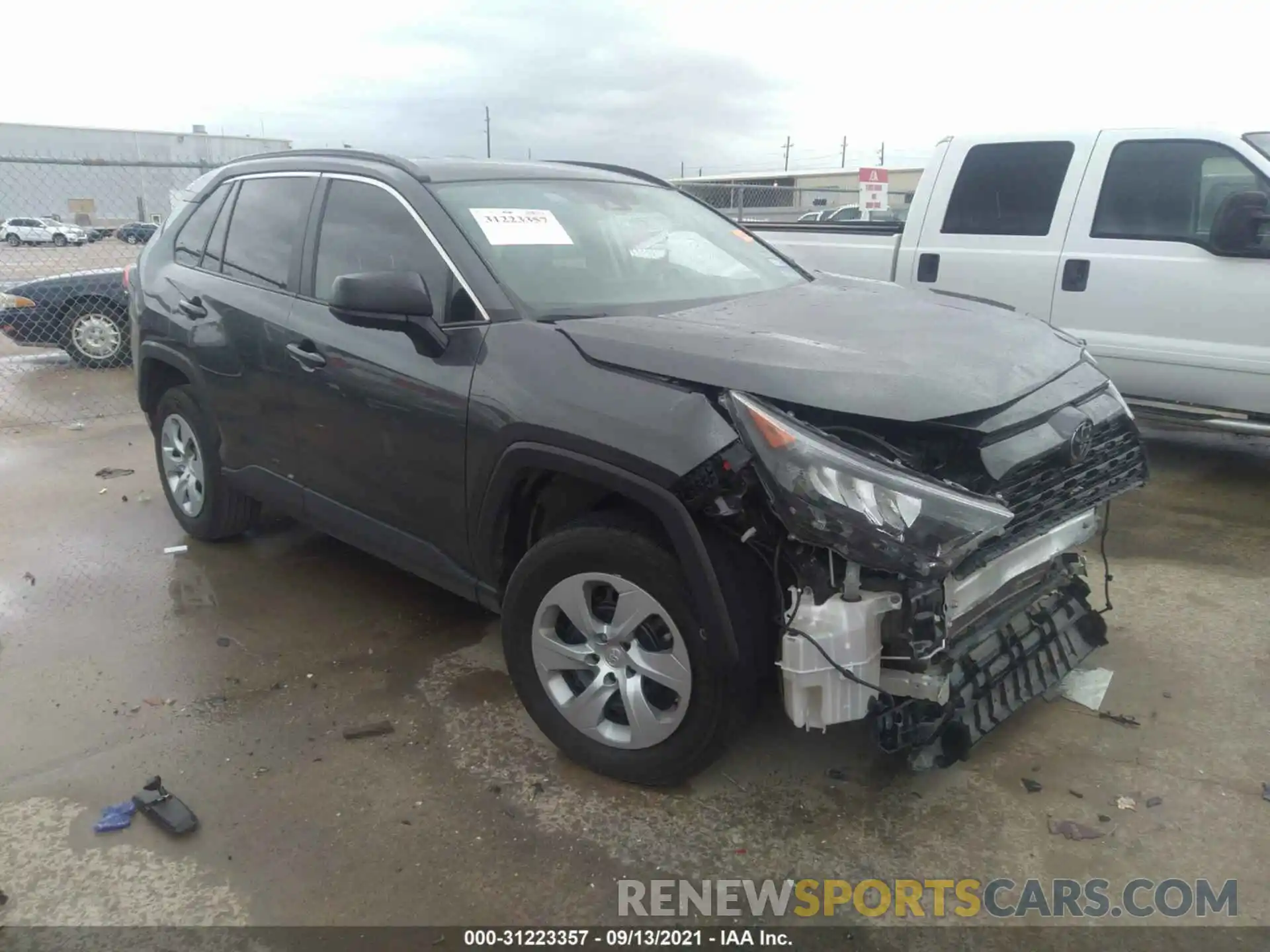 1 Photograph of a damaged car 2T3H1RFV8LC044367 TOYOTA RAV4 2020