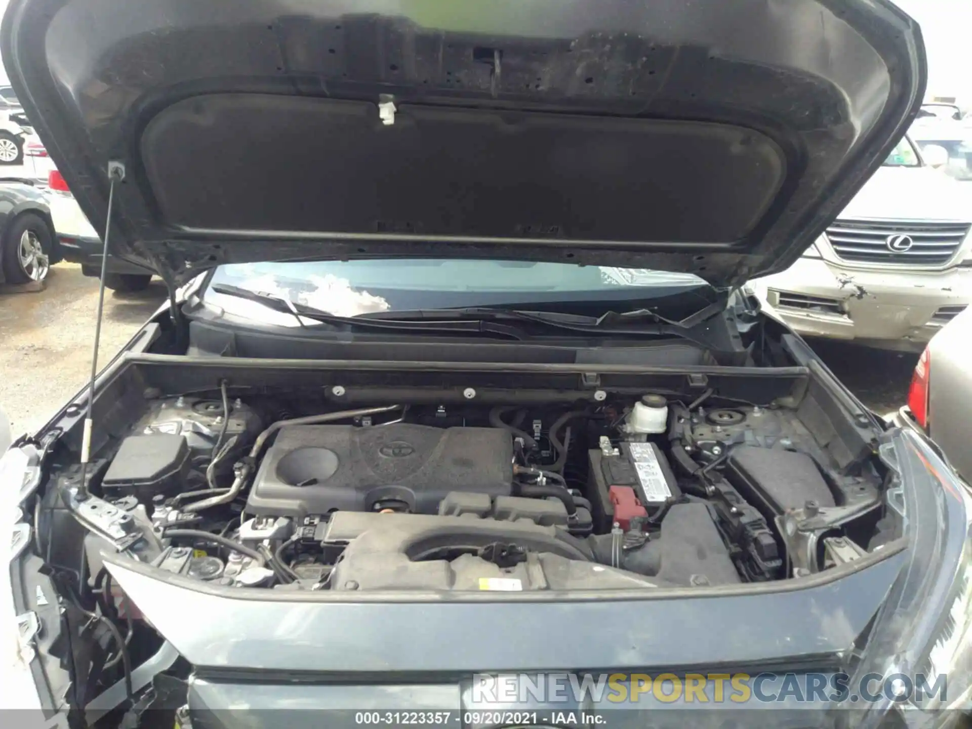 10 Фотография поврежденного автомобиля 2T3H1RFV8LC044367 TOYOTA RAV4 2020