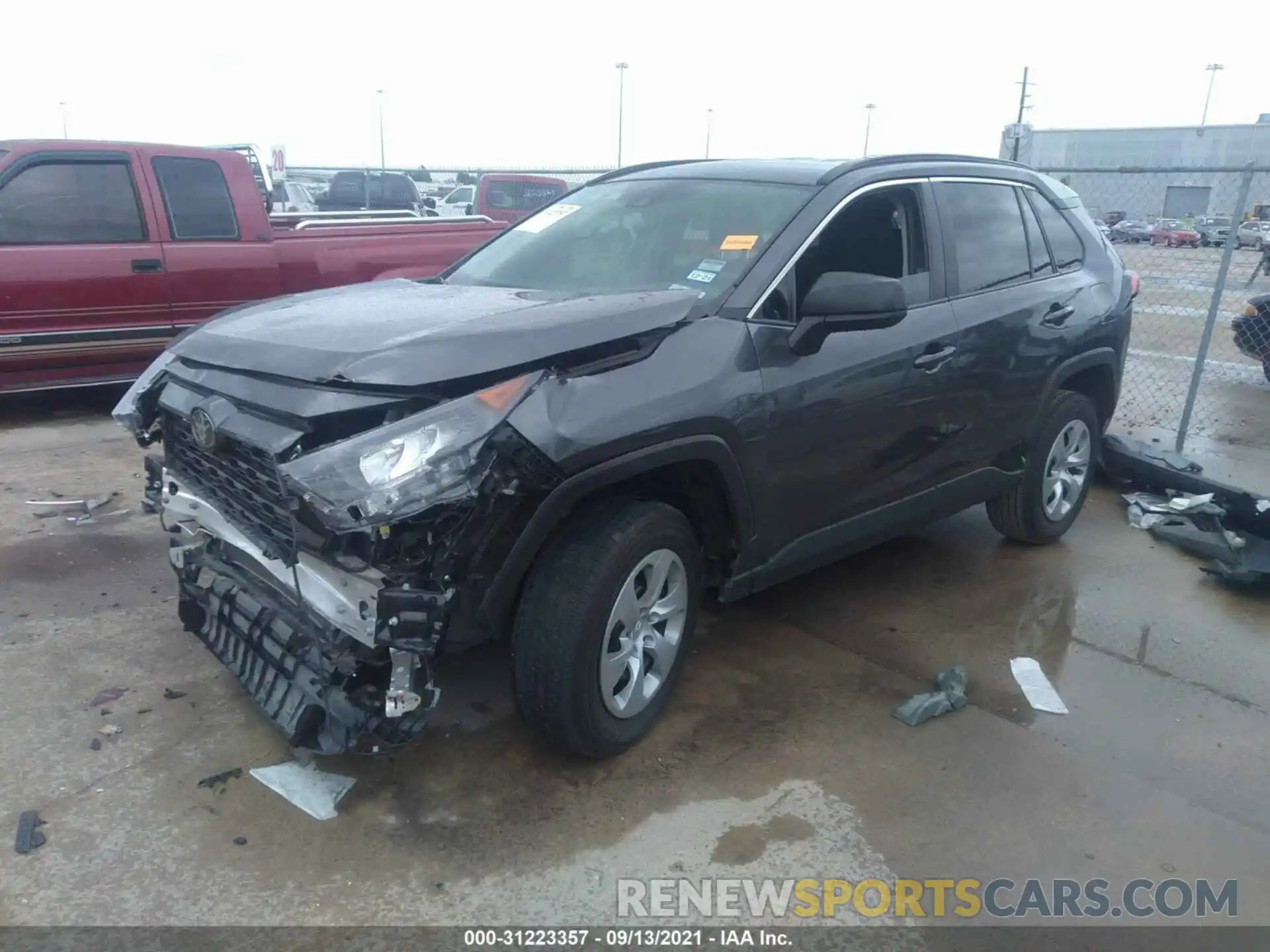 2 Photograph of a damaged car 2T3H1RFV8LC044367 TOYOTA RAV4 2020