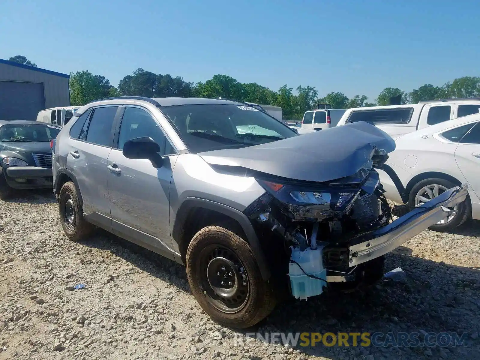 1 Photograph of a damaged car 2T3H1RFV8LC049004 TOYOTA RAV4 2020