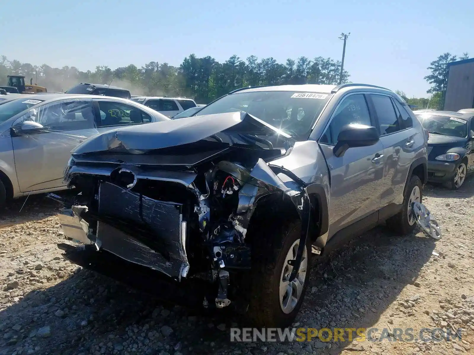 2 Photograph of a damaged car 2T3H1RFV8LC049004 TOYOTA RAV4 2020