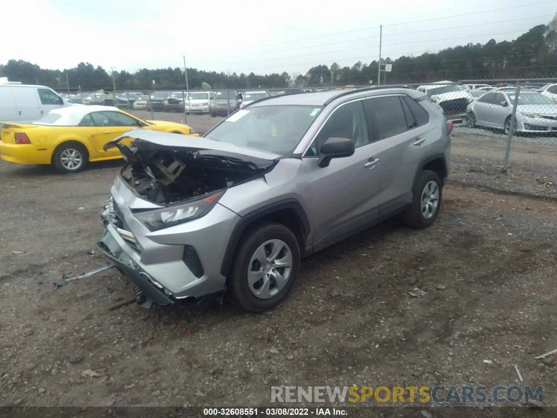 2 Photograph of a damaged car 2T3H1RFV8LC049052 TOYOTA RAV4 2020