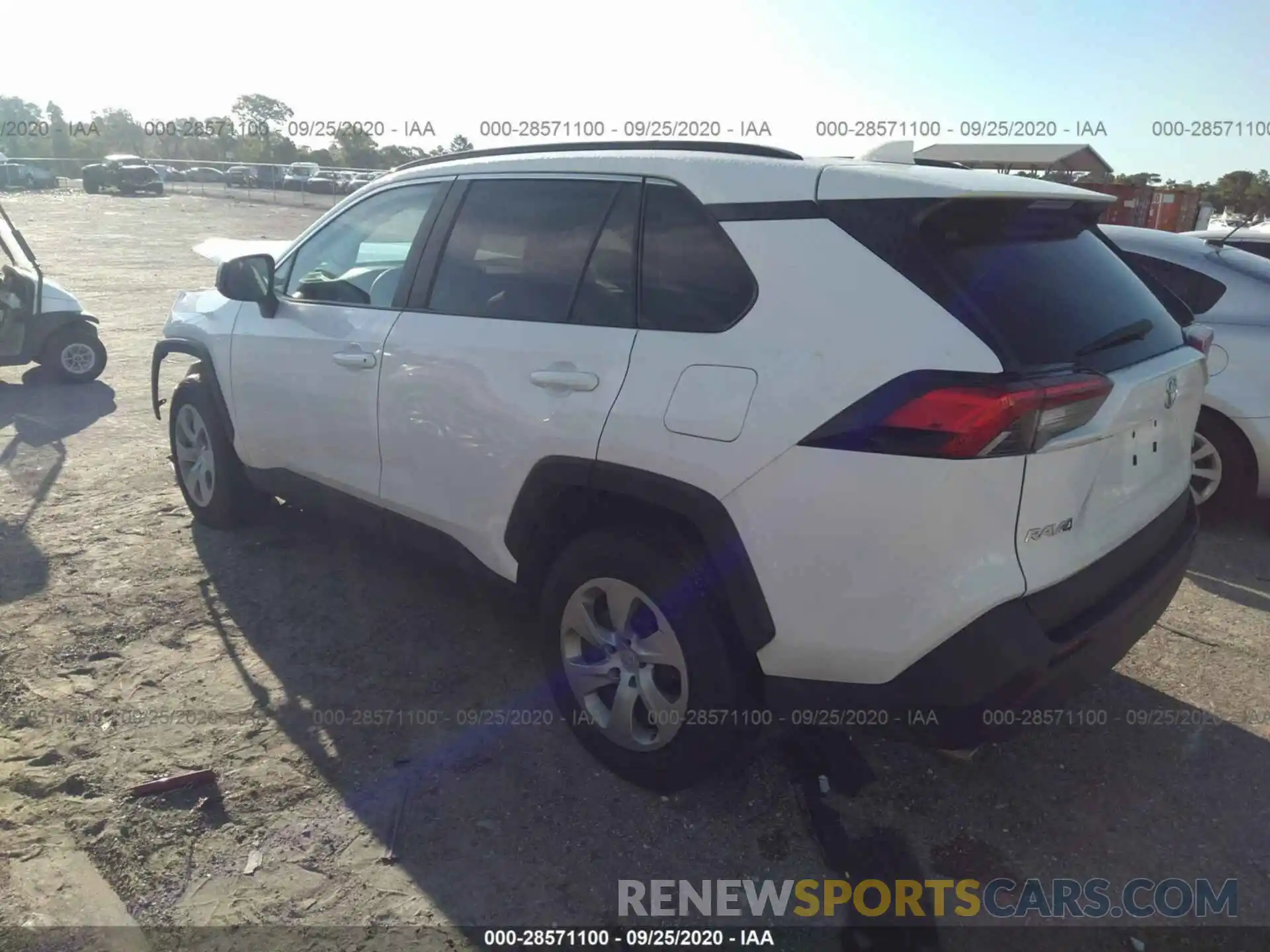 3 Photograph of a damaged car 2T3H1RFV8LC049908 TOYOTA RAV4 2020