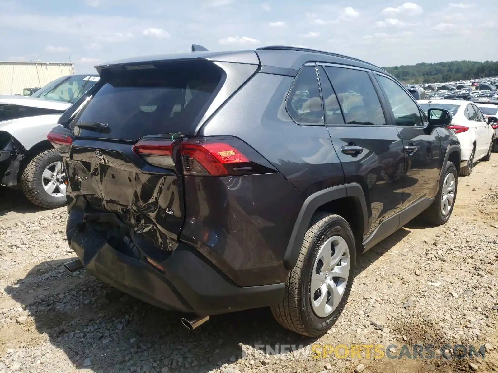 4 Photograph of a damaged car 2T3H1RFV8LC050007 TOYOTA RAV4 2020