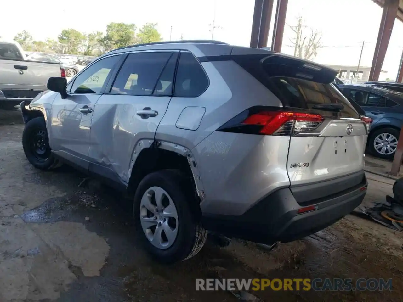 3 Photograph of a damaged car 2T3H1RFV8LC050587 TOYOTA RAV4 2020