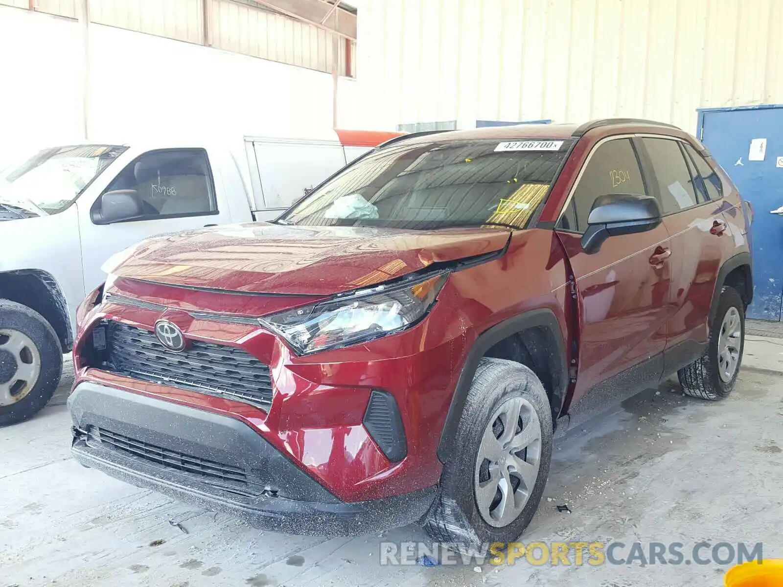 2 Photograph of a damaged car 2T3H1RFV8LC054185 TOYOTA RAV4 2020